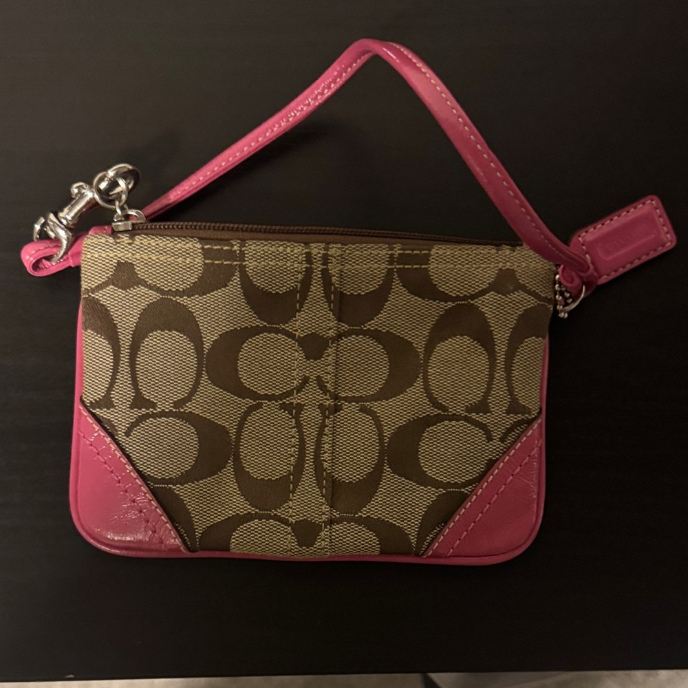 Coach small wristlet